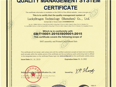 ISO9001 Certification